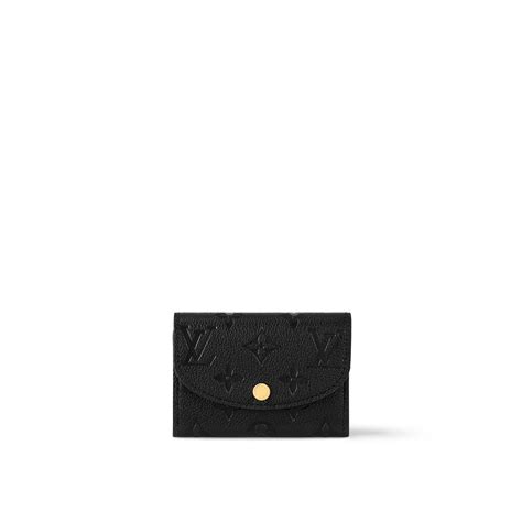 black louis vuitton coin pouch|louis vuitton rosalie.